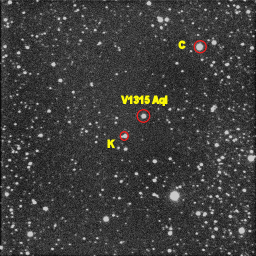 picture of v1315 Aql and surroundings